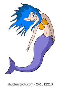 Pretty mermaid draw