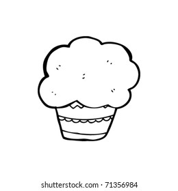 pretty muffin cartoon