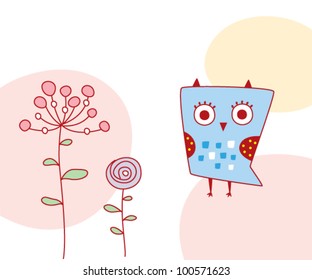 pretty owl garden