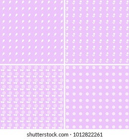 Pretty pastel vector patterns. 