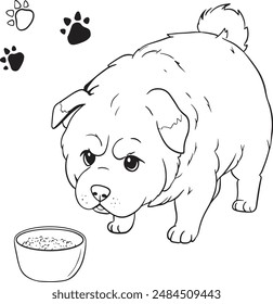 Pretty Pet Illustrations: Cute Dog Sketches and Cartoon Character Vectors