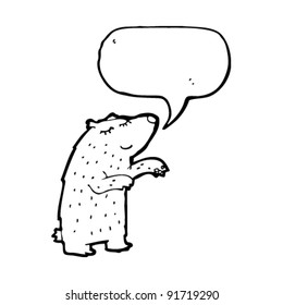hübscher Eisbärenkartoon