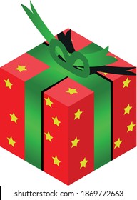 pretty red giftbox for your present