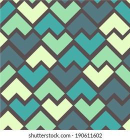 pretty seamless pattern in retro style