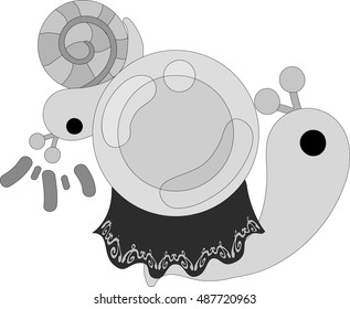Pretty snails and a crystal