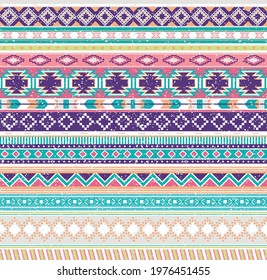 A pretty south western themed seamless vector pattern perfect for trendy backgrounds and surface designs.