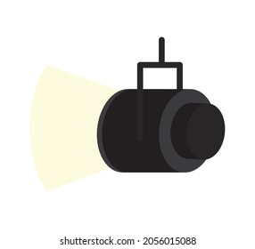 pretty spotlight design over white