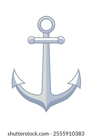pretty summer anchor vector illustration, summer icon
