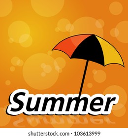 Pretty summer background, vector