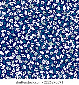 Pretty summer seamless background with small flowers