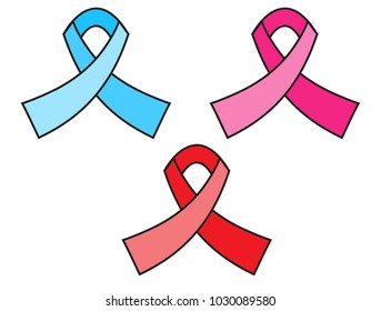 Pretty Support ribbons