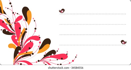 pretty swirl template design