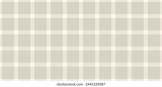 Pretty tartan plaid background, decoration fabric check vector. Trim pattern textile texture seamless in sea shell and light color.