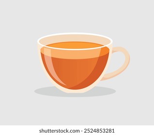 ilustração vetor de frutas de chá bonito
