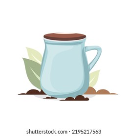 PRETTY TEACUPS, IMAGE VECTOR ILUSTRATION