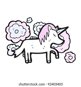 pretty unicorn cartoon