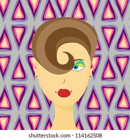 Pretty vector woman