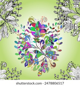 Pretty vintage feedsack pattern in small pleasant, flowers. Millefleurs. Floral sweet seamless background for textile, fabric, covers, wallpapers, print, wrap, scrapbooking, quilting, decoupage.