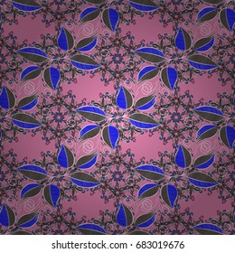 Pretty vintage feedsack pattern in small, flowers. Millefleurs. Floral sweet seamless background for textile, fabric, covers, wallpapers, print, wrap, scrapbooking, quilting, decoupage.