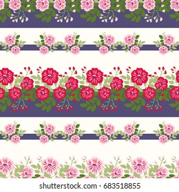 Pretty vintage feedsack pattern in small flowers. Millefleurs. Floral sweet seamless background for textile, fabric, covers, wallpapers, print, gift wrap, scrapbooking, quilting, decoupage.
