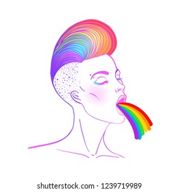 377 Rainbow vomit Images, Stock Photos & Vectors | Shutterstock