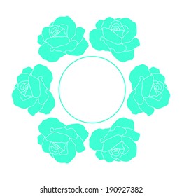 pretty wreath of roses