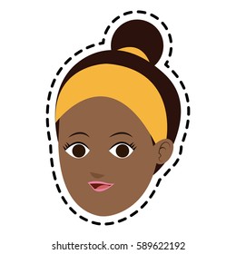pretty young woman icon image 