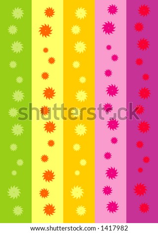 Prety color wall illustration