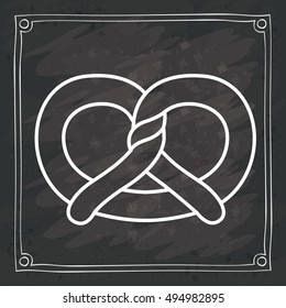 Pretzel of bakery food design