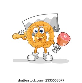 the pretzel Butcher illustration. character vector