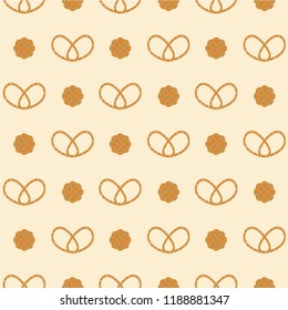 
pretzel and cookies pattern