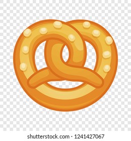 Pretzel icon. Cartoon of pretzel vector icon for web design  