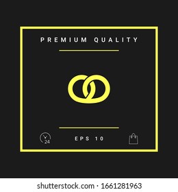 Pretzel icon. Graphic elements for your design