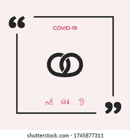 Pretzel icon. Graphic elements for your design