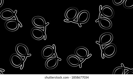 Pretzel pattern. Design for Oktoberfest. Perfect design for posters, cards, textile, web pages.