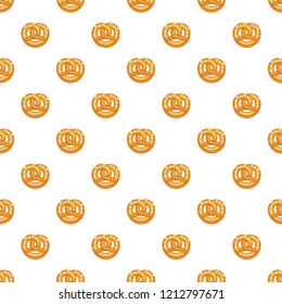 Pretzel pattern seamless repeat background for any web design