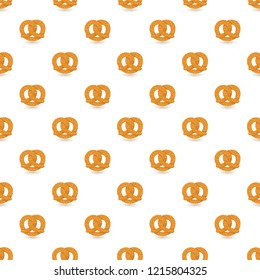 Pretzel pattern seamless repeat background for any web design