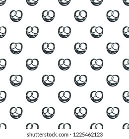 Pretzel pattern seamless repeat background for any web design