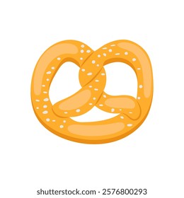 Pretzel, Sweets Vector Illustration Isolated