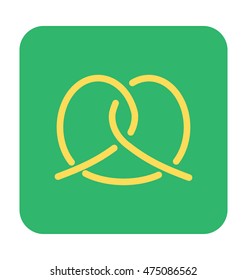 Pretzel Vector Icon