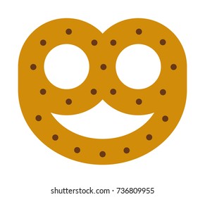 Pretzel vector icon