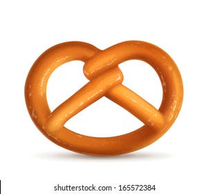 Pretzel, vector illustration