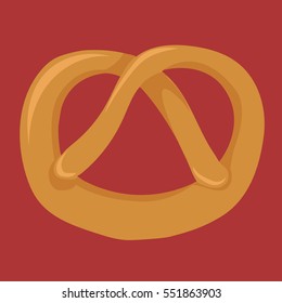 Pretzel vector illustration