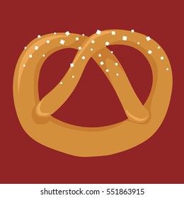 Pretzel vector illustration
