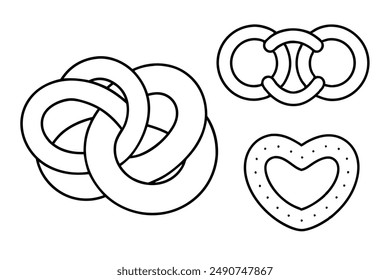 the Pretzels Artwork Illustration Drawing