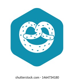Pretzels icon. Simple illustration of pretzels vector icon for web