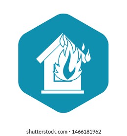 Preventing fire icon. Simple illustration of preventing fire vector icon for web