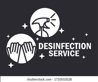 prevention disinfection service home, covid 19, pandemic coronavirus, outbreak disease respiratory vector illustration