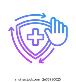 Prevention Icon Element For Design