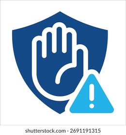 Elemento de icono de prevención para diseño
